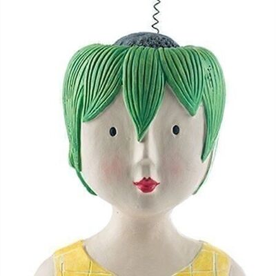Lady head sunflower with bee 35 cm VE2
