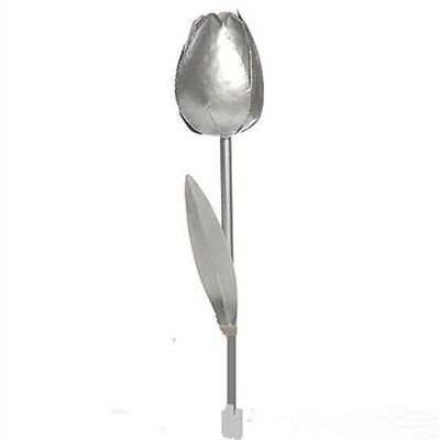 Tulpe Sticker silber 50 cm VE 6