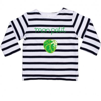 Mini t-shirt bébé Mon petit Chou - Motif breton