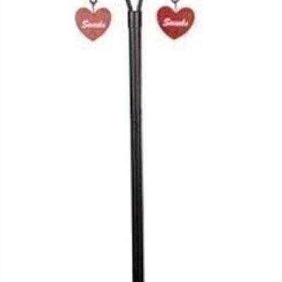 Casita para pájaros con corazón 136 cm PU 2