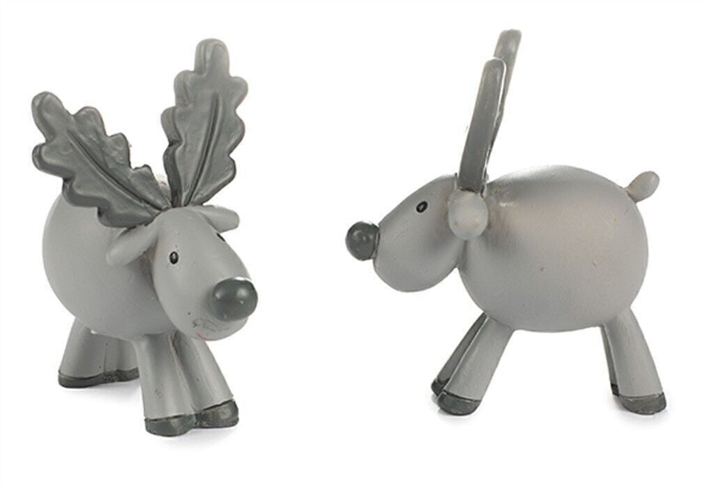 Elch grau 2 sort. 6 cm VE 12