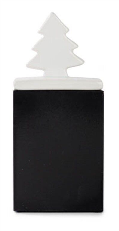 scatola nera con albero di Natale 7x17 cm PU 6