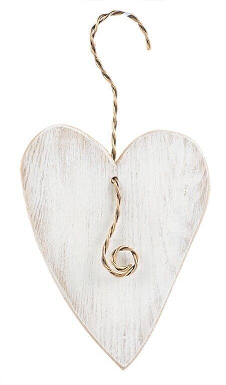 Heart white 30 cm PU 6