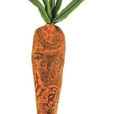 Carrot orange patterned 28 cm PU 12