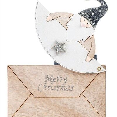 Envelope with Santa Claus 15x17 cm VE 12