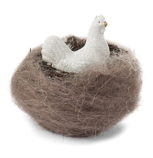 Huhn im Nest 6 cm VE 24