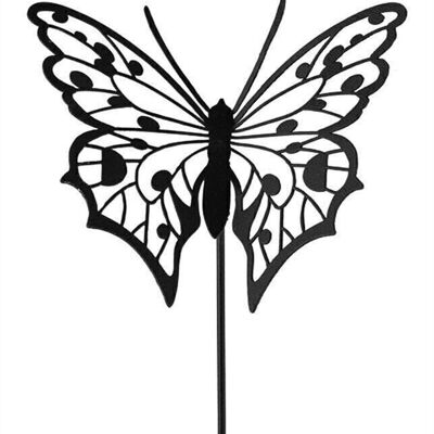 Autocollant papillon 10x9/bâton 35 cm UE 12
