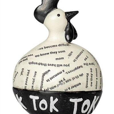 Pollo nero "TokTok Tok" 9 cm PU 6