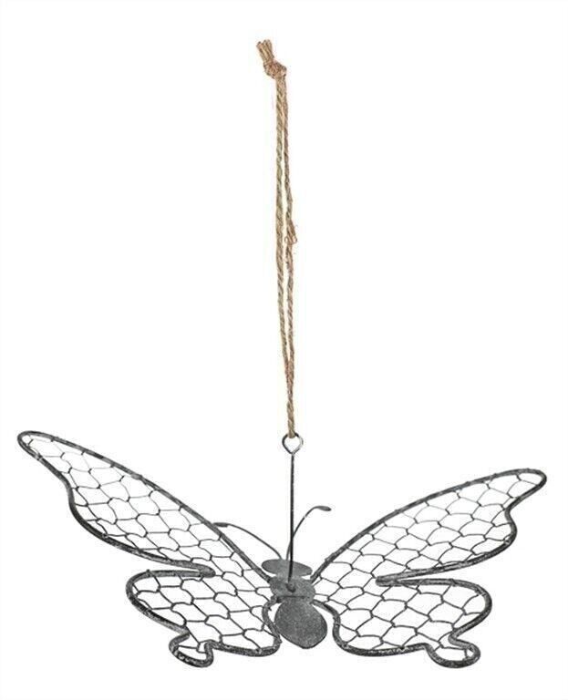 Colgante mariposa 16 cm PU 6 para decorar