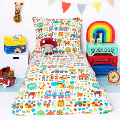 Granja de ropa de cama para niños - tamaño infantil