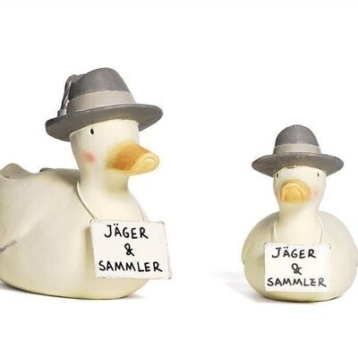 Duck with hat "hunters and collectors" 20x16 cm PU 2