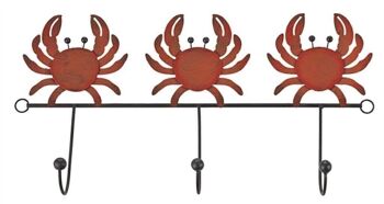 Bande crochet avec crabes 32x16 cm VE 6