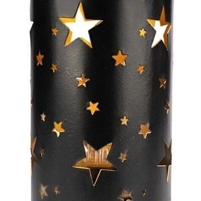 Lantern with stars LED 23/ø12 cm PU 4