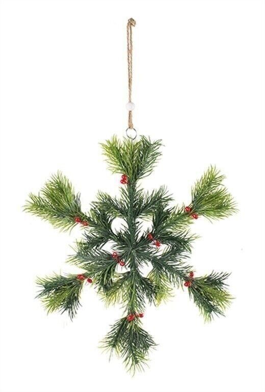 Pendente fiocco di neve 30 cm PU 6