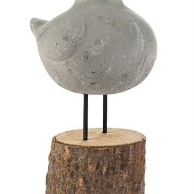 Seagull on a wooden base 15 cm PU 8