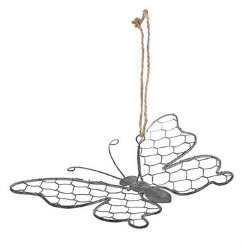 Pendentif papillon 12 cm UE 12 à décorer