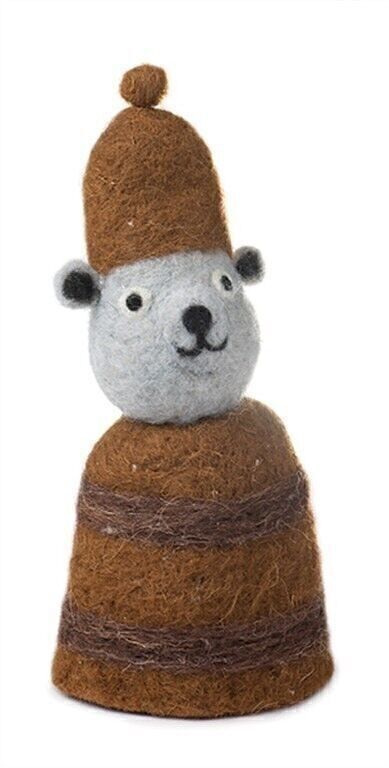 Egg cozy bear 15 cm PU 12