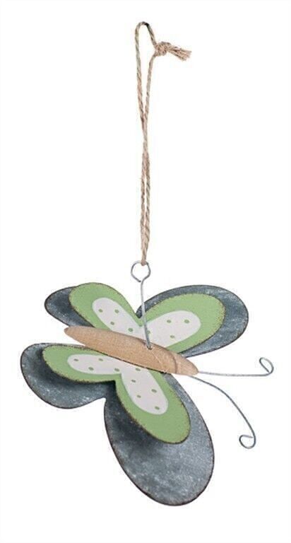 Colgante mariposa verde 10 cm PU 12