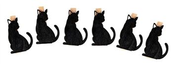 Tondeuse chat SET/6 noir 5 cm PU 24 SETS