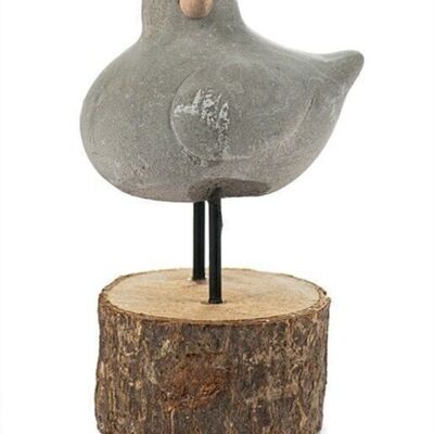 Seagull on a wooden base 11 cm PU 12