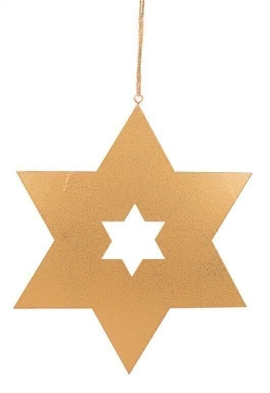 Pendentif étoile or 30 cm UE 6