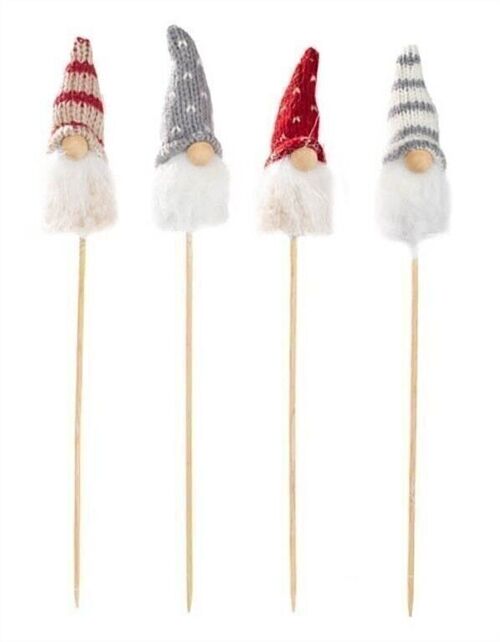 Stick Nikolaus 4 sort. 22 cm VE 24