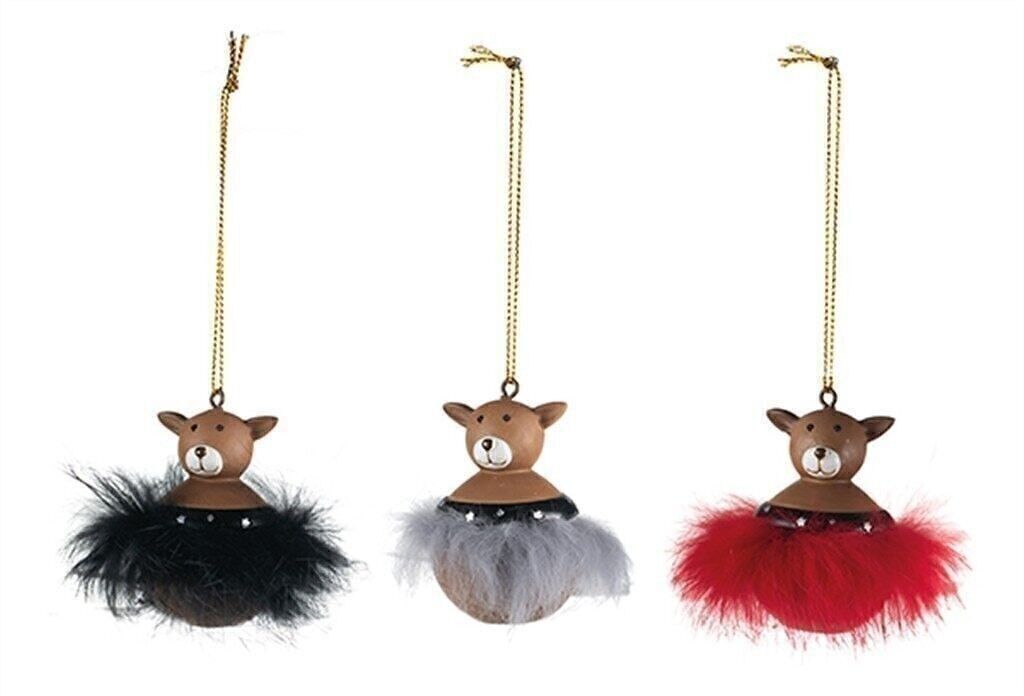 Anhänger Bär 3 sort. 5 cm VE 36