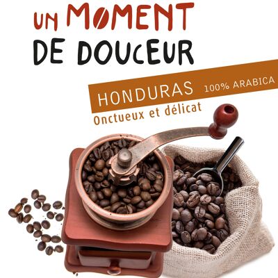 Café bio "Un Moment de Douceur", HONDURAS - 5 KG GRAINS VRAC