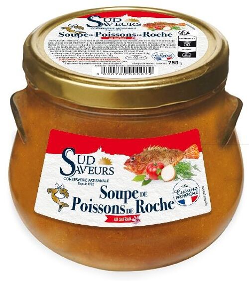 Soupe de Poissons de Roche 750gr et Rouille 150gr