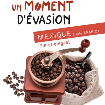 Café orgánico "A Moment of Escape, MEXICO - 5 KG GRANOS A GRANEL