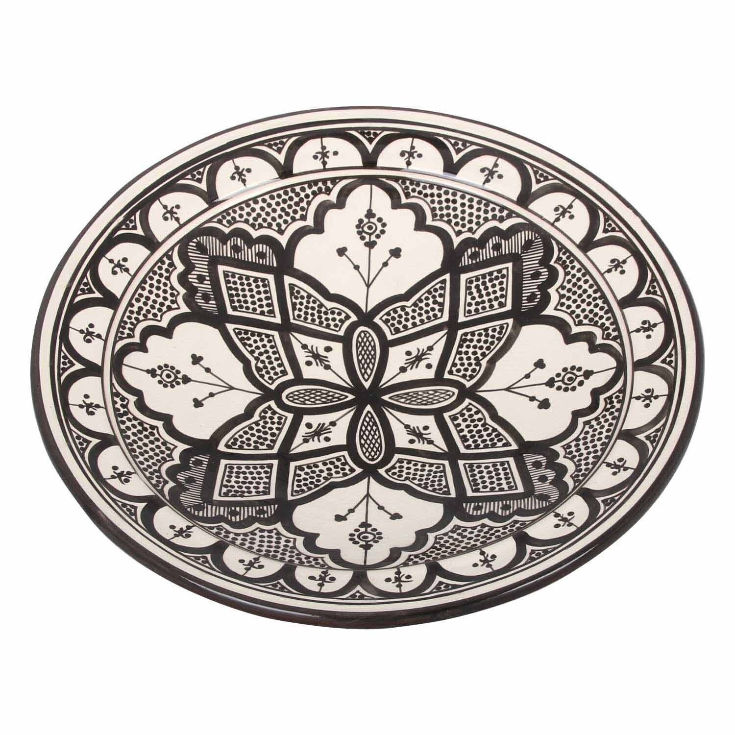 Ciotola F036 in ceramica dipinta a mano dal Marocco