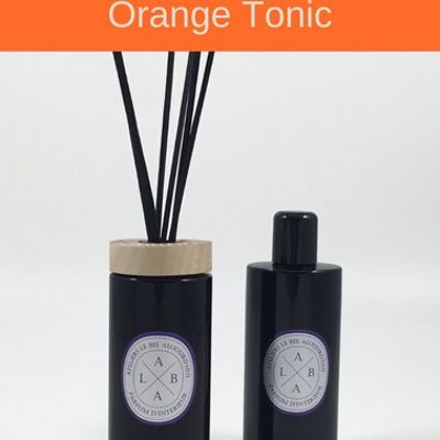 Diffuseur par Capillarité 200 ml - Parfum Orange Tonic