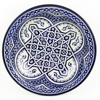 Bol en céramique peint à la main F011 du Maroc 3