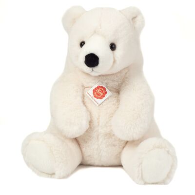 Polar bear sitting 35 cm - plush toy - soft toy