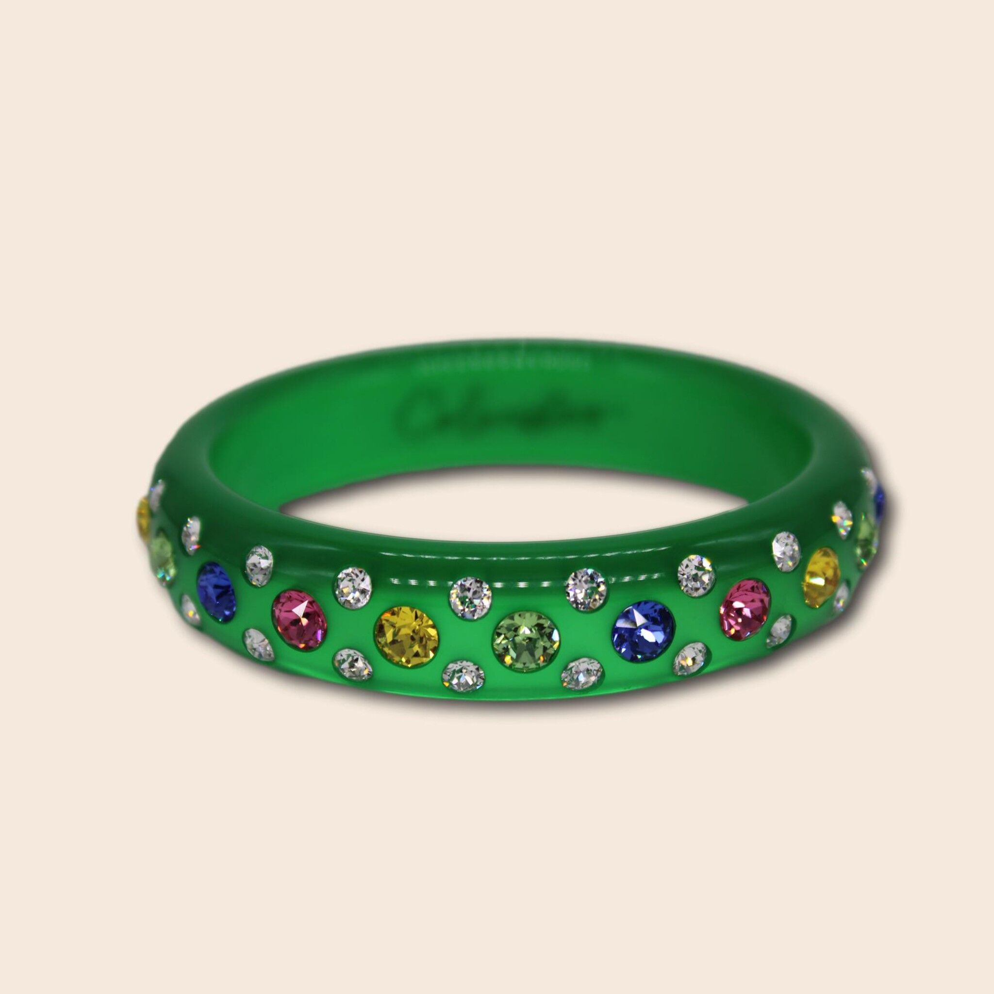 Grass green bangle Catania