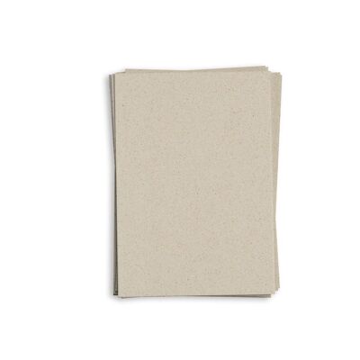 Tarjeta de felicitación A5 hecha con papel de pasto sostenible – Fácil (20 piezas)