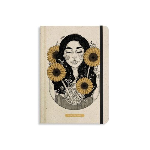 Notizbuch Nari „Sunflower“, liniert