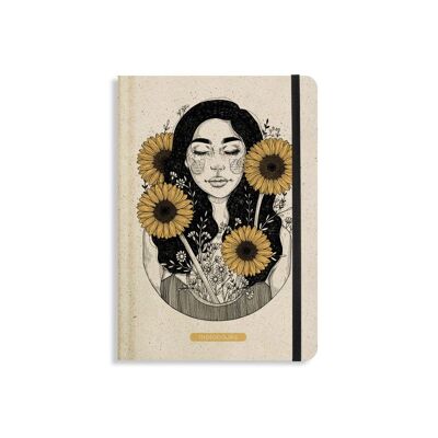 Nari “Sunflower” notebook, lined
