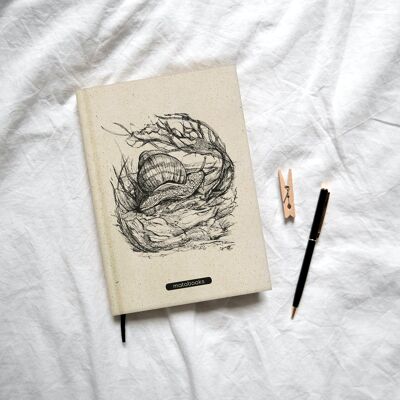 Notebook Jana "Snail", blank