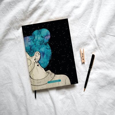 Notebook Jana "Blue Starry Sky", blank