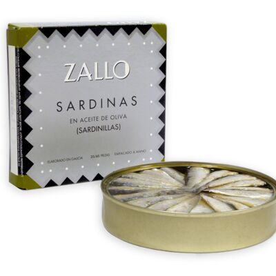 Sardines des estuaires galiciens à l'huile d'olive 266g