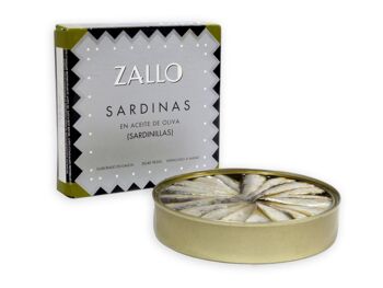 Sardines des estuaires galiciens à l'huile d'olive 266g 1