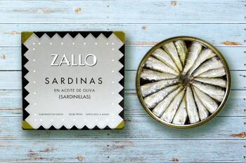 Sardines des estuaires galiciens à l'huile d'olive 266g 2