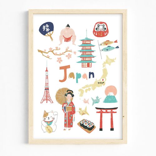 A3/ Travel Japan art print