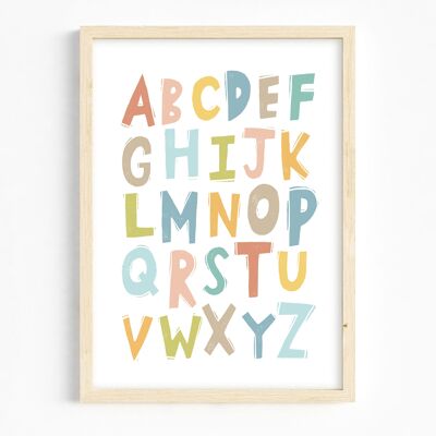 A3/ Educational Poster- Alphabets