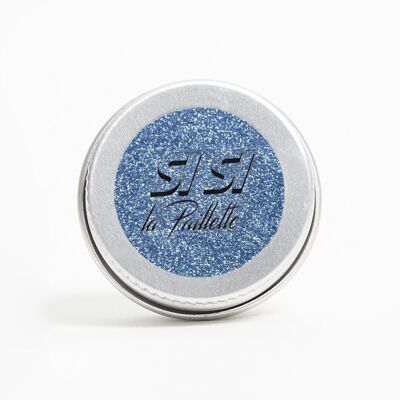 Glitter blu puro standard