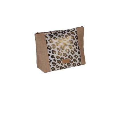 Neceser leopardo saco lateral  26X9X19