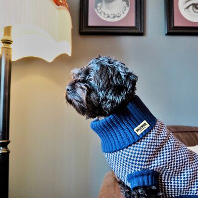 Maglione Monti Dog in blu marino