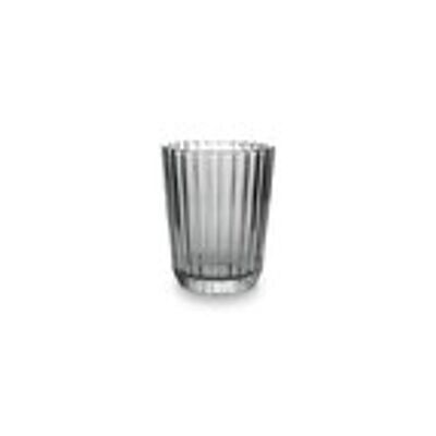 Glas 26cl grijs Blossom - set/4