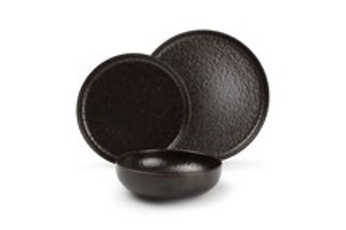 Servies 12-delig chocolate Tabo